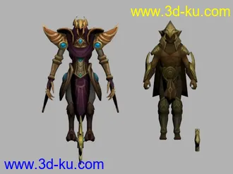 3D打印模型几个英雄联盟的英雄及皮肤的图片