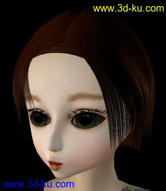 3D打印模型不是很完美的表情绑定，的图片