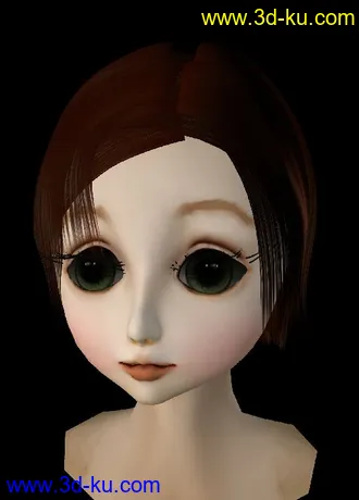 3D打印模型不是很完美的表情绑定，的图片