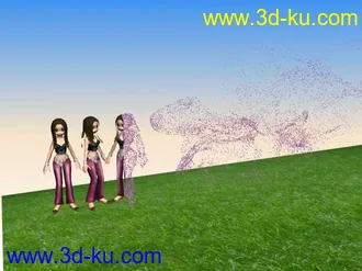 3D打印模型粒子飘散动画的图片