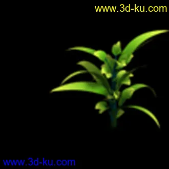 3D打印模型灌木。的图片
