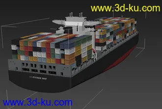 3D打印模型大型货船的图片