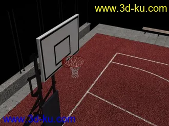 3D打印模型篮球场景的图片