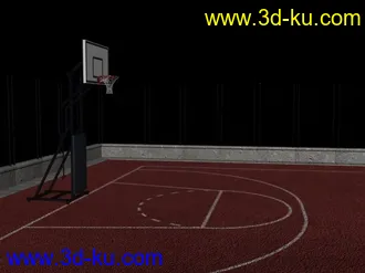 3D打印模型篮球场景的图片