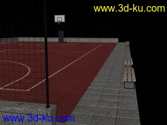 3D打印模型篮球场景的图片