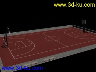 3D打印模型篮球场景的图片