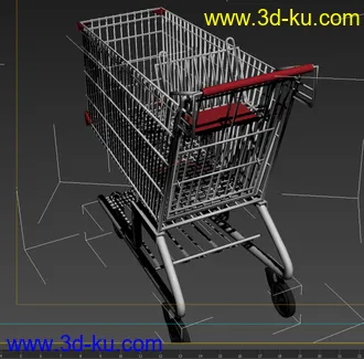3D打印模型超市推车的图片
