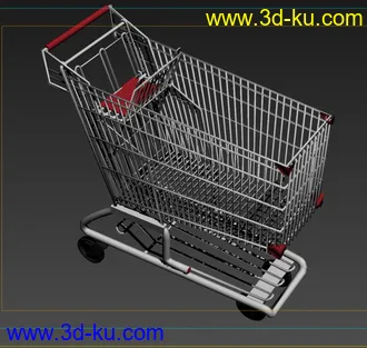3D打印模型超市推车的图片