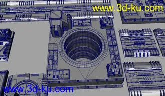 3D打印模型大师级科幻元素建筑合集第三部，科幻城市未来城市建筑部件，包括一些地面和水边部件的图片