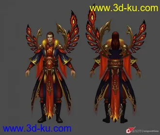 3D打印模型一个古代人物的图片