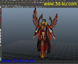 3D打印模型一个古代人物的图片