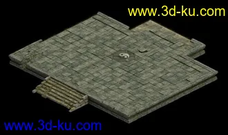 1.5G废墟场景全套部件模型合集的图片