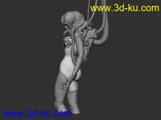 3D打印模型女机器人的图片