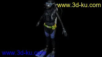 3D打印模型潜水员的图片