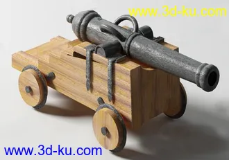 3D打印模型火炮的图片