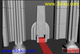 3D打印模型王座的图片