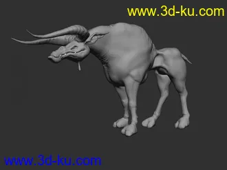 3D打印模型牛的图片