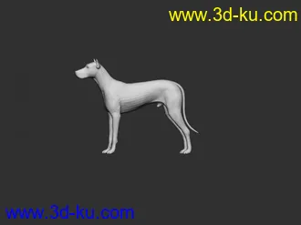 3D打印模型狗狗的图片