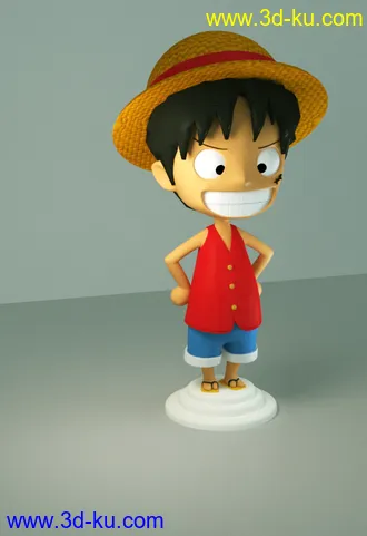 3D打印模型海贼王 路飞的图片