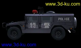 3D打印模型各种警车的图片
