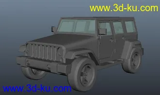 3D打印模型吉普车的图片