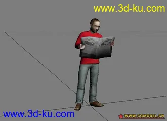 3D打印模型商业人士（一套）的图片