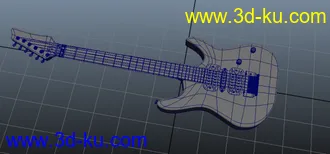 3D打印模型吉他的图片