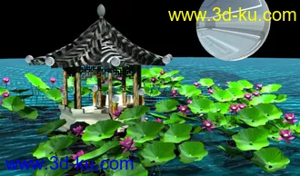 3D打印模型花好月圆，多支持！的图片