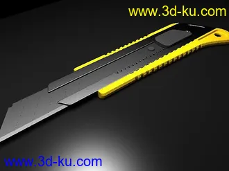 3D打印模型新人发帖 美工刀的图片