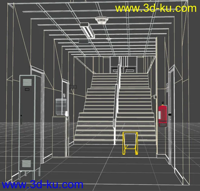 室内走廊模型的图片1