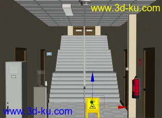 3D打印模型室内走廊的图片