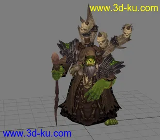 魔兽世界6.0古尔丹新模型的图片