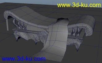 3D打印模型石床的图片