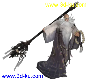 3D打印模型天鸣禅师一套十几个动作的图片