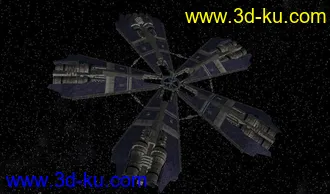 3D打印模型巴比伦空间站的图片