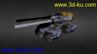 3D打印模型红警3天启坦克的图片