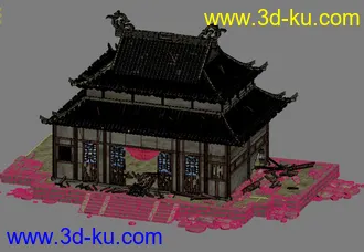 3D打印模型破屋 MAX9 Vray1.5的图片