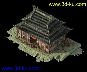 3D打印模型破屋 MAX9 Vray1.5的图片
