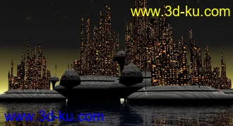 3D打印模型亚特兰蒂斯城的图片