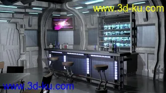 3D打印模型太空经济舱一角的图片