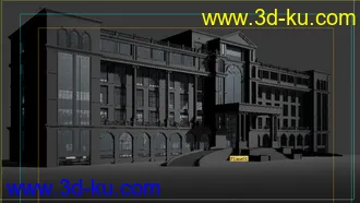 3D打印模型办公楼没材质可以看看的图片