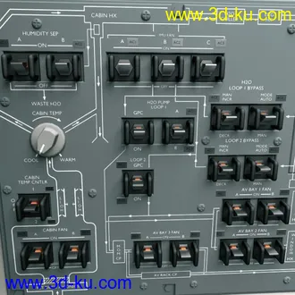 3D打印模型航天飞机驾使舱的图片