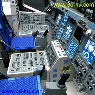 3D打印模型航天飞机驾使舱的图片