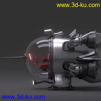 3D打印模型未来小飞船的图片