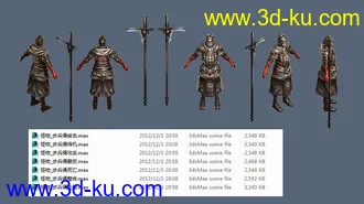 3D打印模型兵马俑——步兵的图片