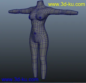 3D打印模型女人体的图片