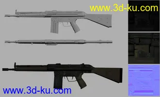 3D打印模型找不到的G3A3自己做的请喷的图片