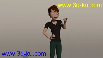 3D打印模型迪士尼风格人物的图片