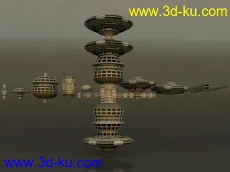 3D打印模型空间站建设套件的图片