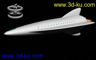 3D打印模型双层空间站的图片